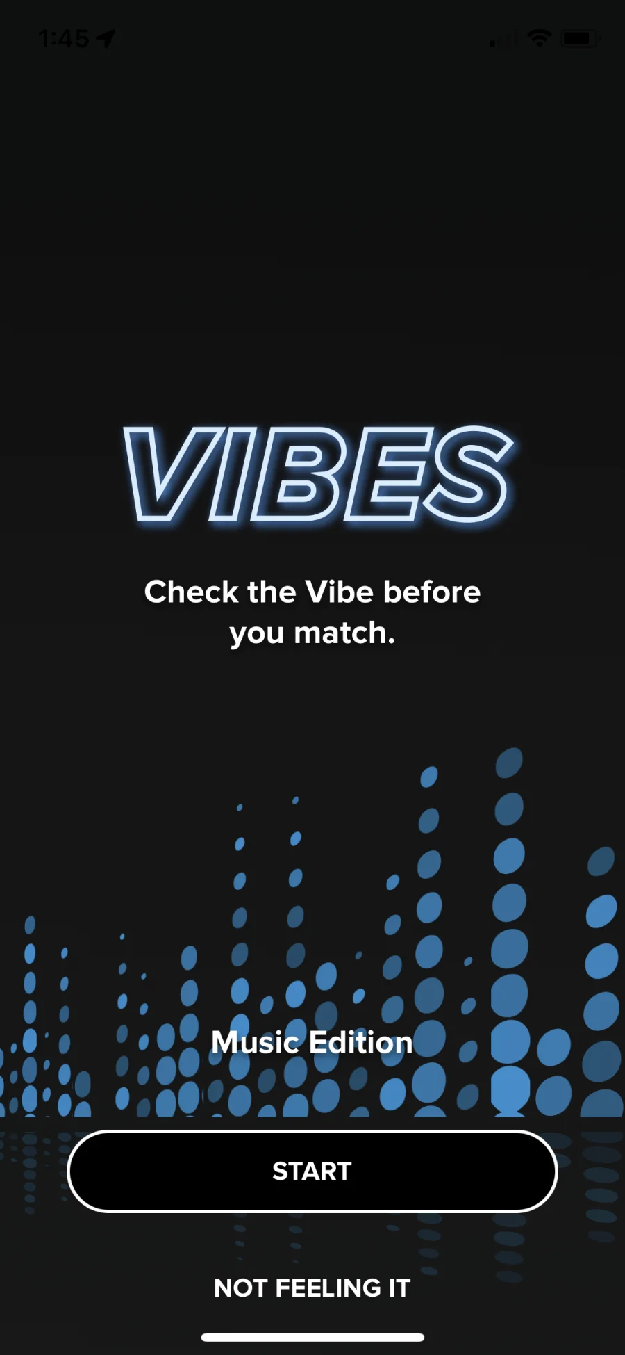 Music edition of Tinder Vibes